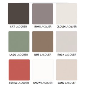 LACQUERED metal
