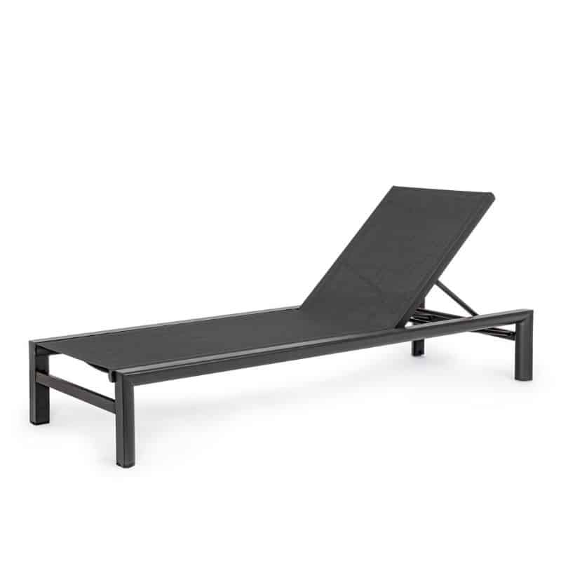 Bizzotto - Outdoor Chaise Longues Skipper Charcoal Set2
